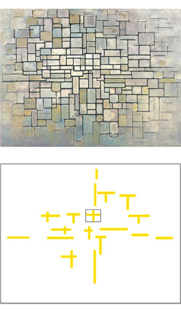 Composition II, 1913, Piet Mondrian