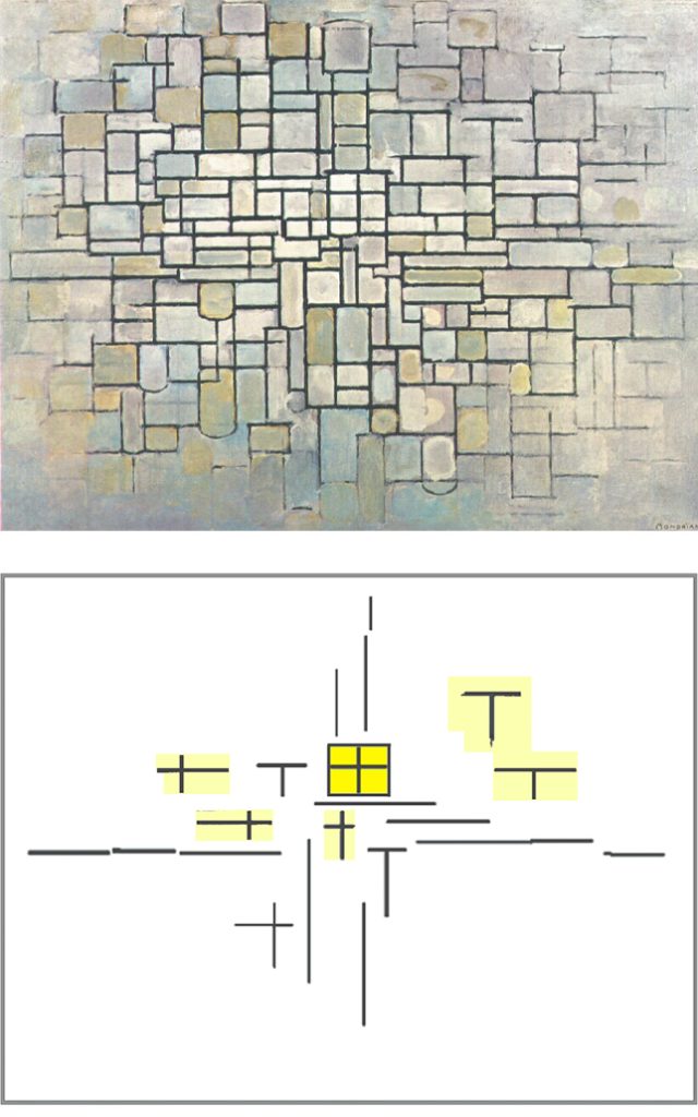 Composition II, 1913, Piet Mondrian