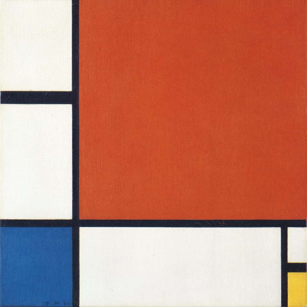 Composition en Rouge, Bleu et Jaune, 1930, Piet Mondrian
