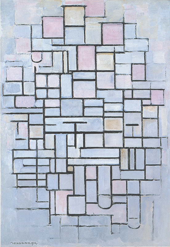Composition IV, Compositie 6, 1914, Piet Mondrian