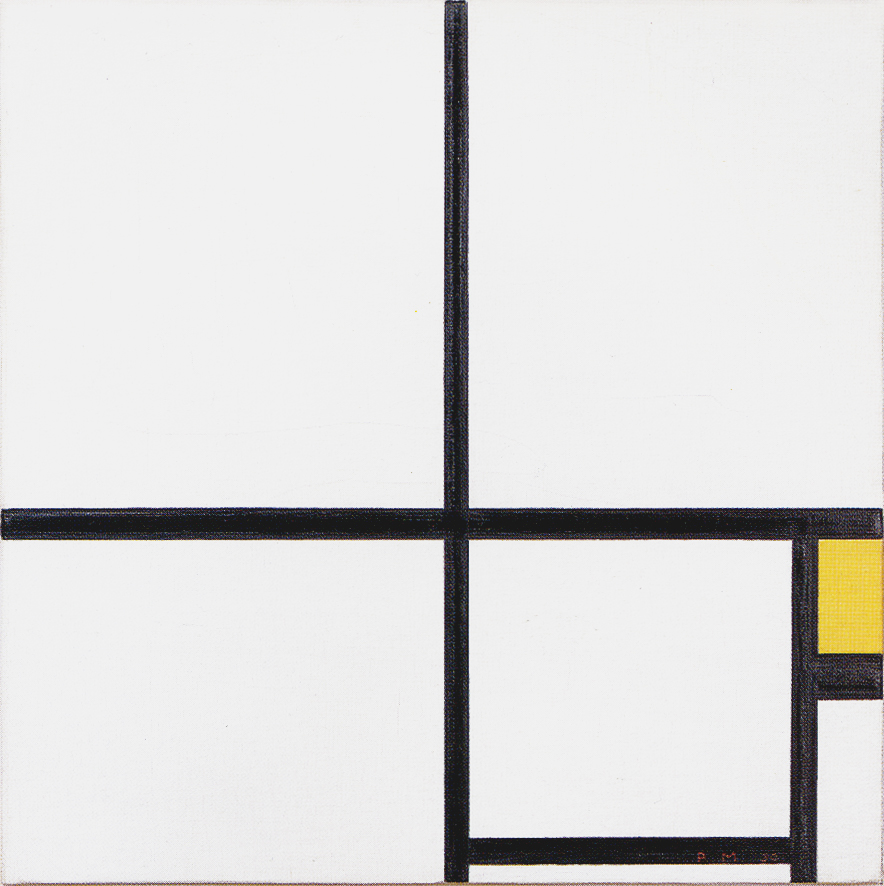 Composition N. 12 with Blue, 1937-42, Piet Mondrian