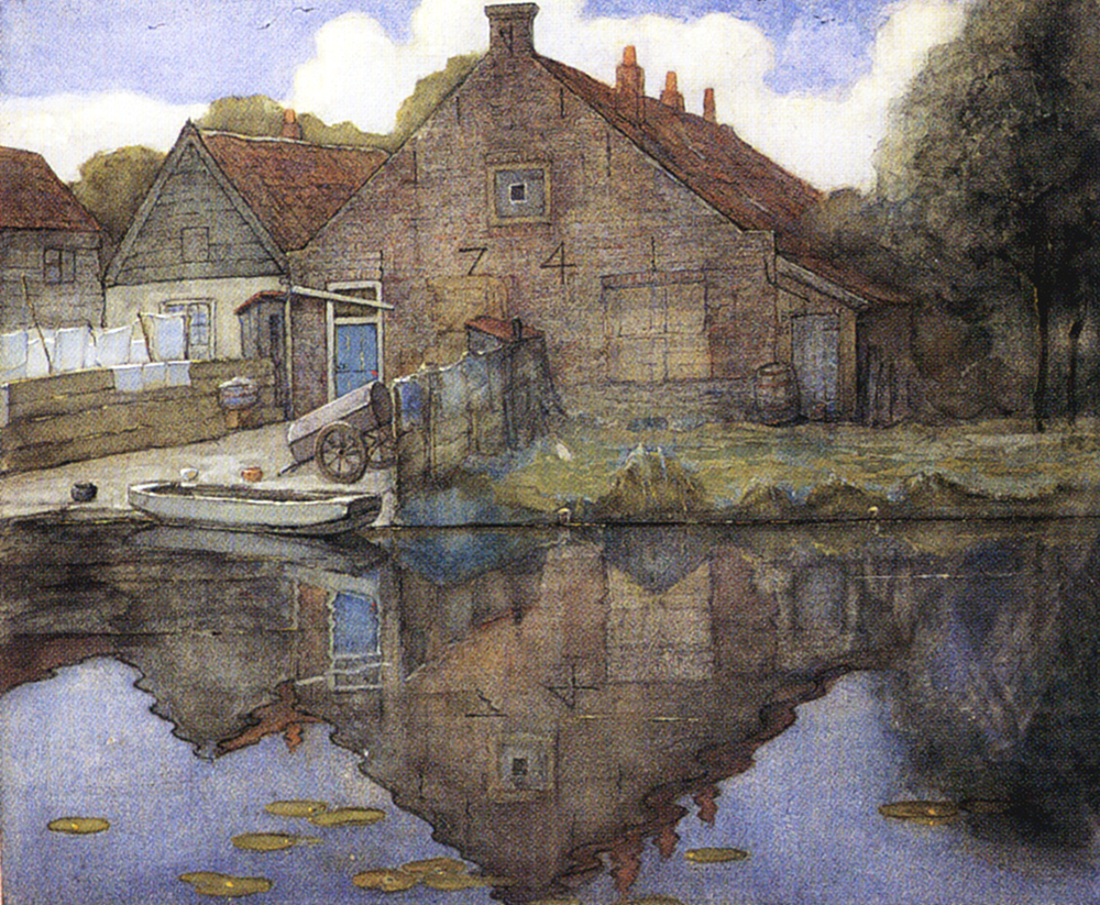 Naturalism: House on the Gein, 1900, Piet Mondrian