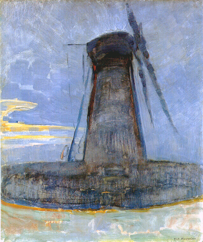 Mill at Domburg, 1908-09, Piet Mondrian