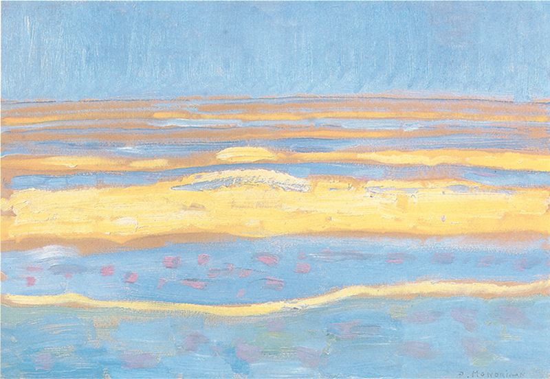 Seascape, 1909, Piet Mondrian