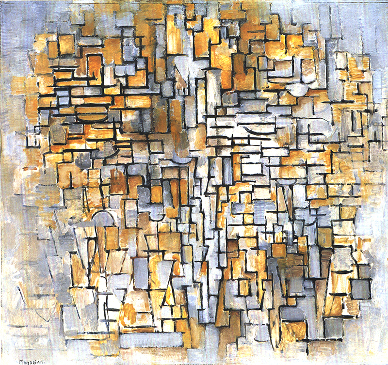 Tableau N. 2, Composition N. VII, 1913, Piet Mondrian