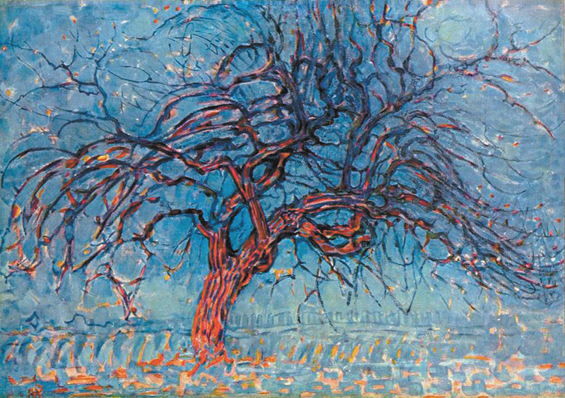 The Red Tree, Evening, 1908-10, Piet Mondrian