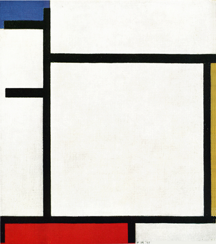 Composition with Blue, Yellow, Red and Gray, 1922, Piet Mondrian