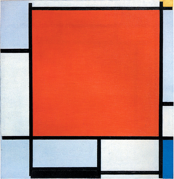 Composition with Blue, Yellow, Red and Gray, 1922, Piet Mondrian