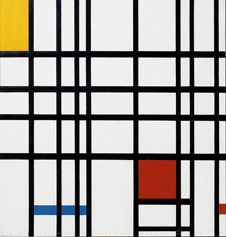 Composition with Yellow, Blue and Red, 1937-42, Piet Mondrian