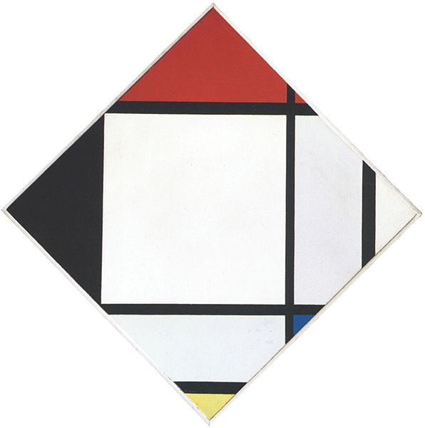 Lozenge Composition with Red, Black, Blue and Yellow, 1925, Piet Mondrian