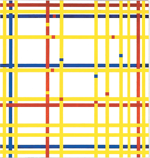 Neoplasticism, New York City, 1942, Piet Mondrian, Diagram C