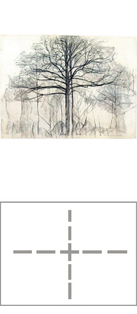 Study of Trees 1, 1912, Piet Mondrian