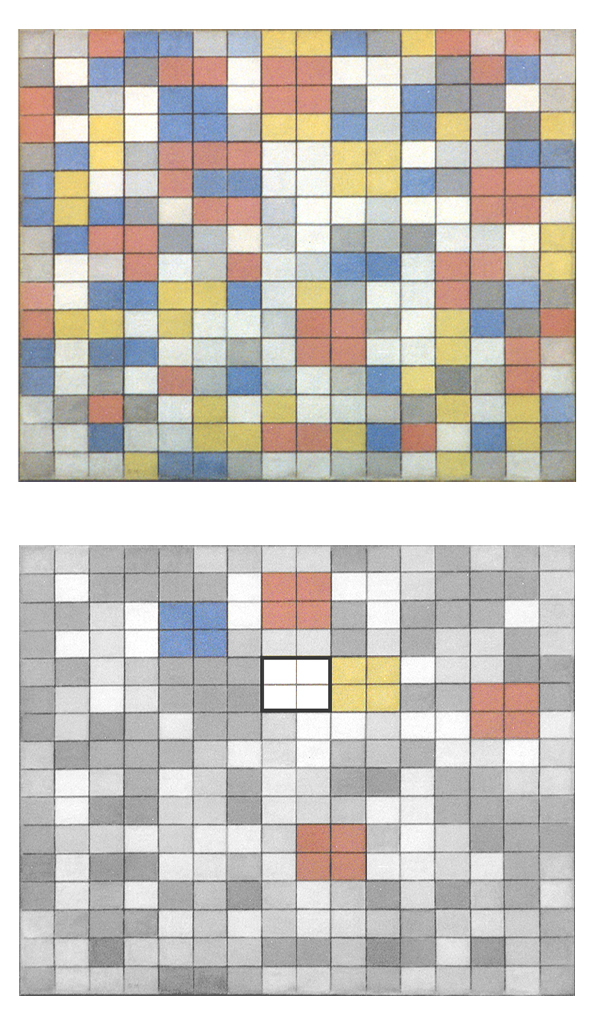 Checkerboard Composition with Light Colors, 1919, Piet Mondrian
