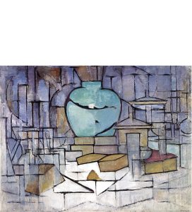 Still Life with Ginger Pot 2, 1912, Piet Mondrian