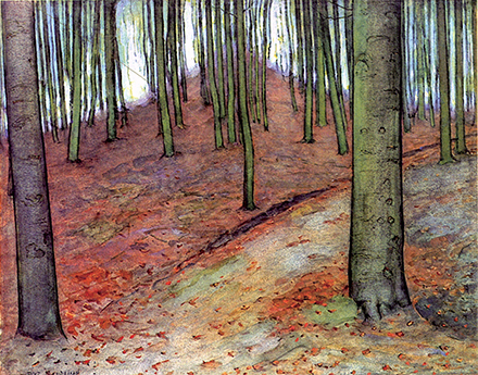 Wood of Beech Trees, 1899, Piet Mondrian