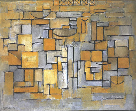 Composition N. XIV, 1913, Piet Mondrian
