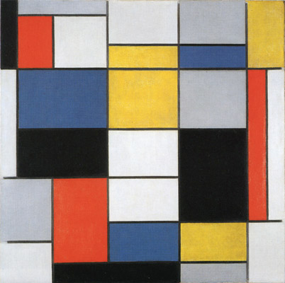 Composition A, 1920, Piet Mondrian