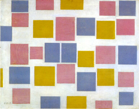 Composition with Color Planes 3, 1917, Piet Mondrian
