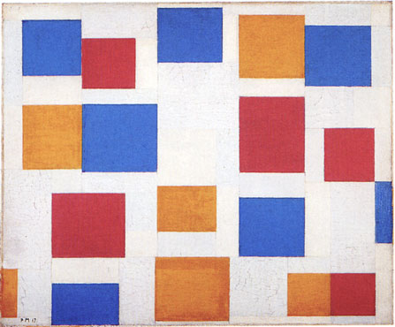 Composition with Color Planes 4, 1917, Piet Mondrian