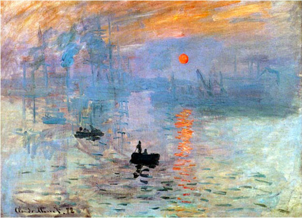 Impression Soleil Levant, 1872, Claude Monet