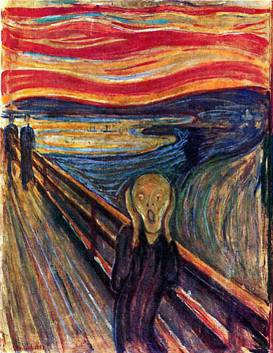 The Scream, 1893, Edward Munch