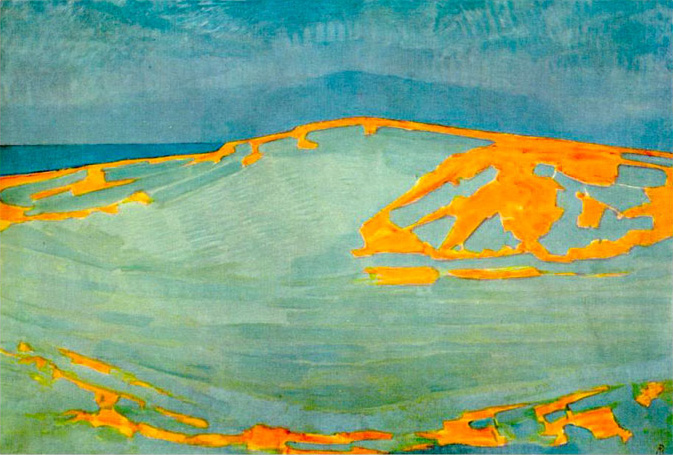 Summer Dune in Zeeland, 1910, Piet Mondrian