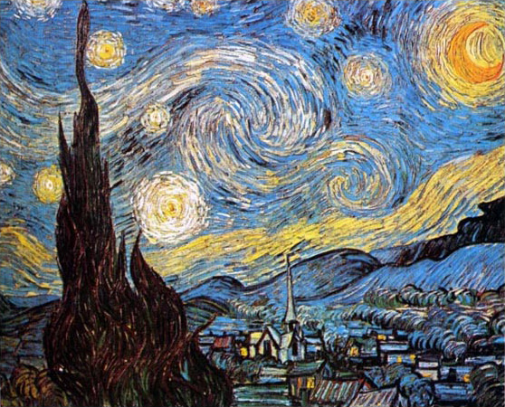 Starry Night, 1889, Vincent Van Gogh