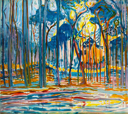 Wood near Oele, 1908, Piet Mondrian